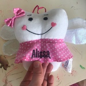 Tooth Fairy Pillow - personalized with 'Alissa'